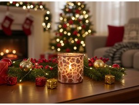 Sfesnic din sticla roz DESIREE GIRAFFE