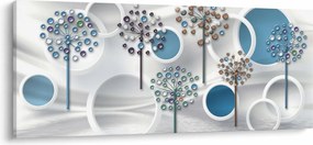 Tablou abstarcției artistice (120x50 cm)