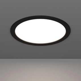 Eglo 901389 - Spot LED FUEVA încastrat, 18,5 W, 230 V, Ø 21,6 cm, negru