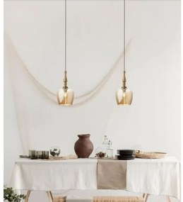 Lustră pe cablu TOLL 1xE27/42W/230V bronz Redo 01-2740