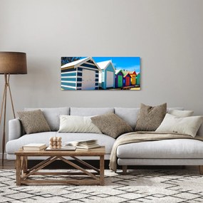 Tablou - Plaja Brighton, Melbourne, Australia (120x50 cm)