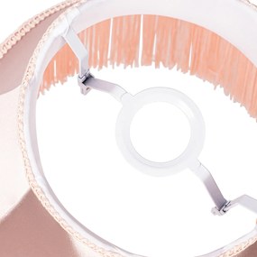 Abajur din stofă roz 30 cm - Granny