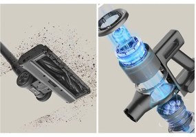 Sencor - Aspirator vertical fără fir 2în1 200W/2600 mAh negru