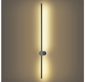 Brilagi - Aplică LED de exterior AURA, 20W, 230V, 3000K, IP54, antracit