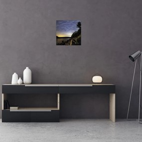 Tablou - cerul cu apus de soare (30x30 cm)