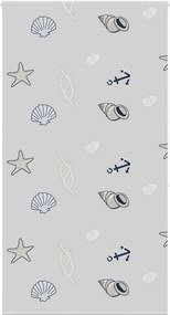 vidaXL Jaluzea cu rolă de duș 130x240 cm lățime material 126 cm