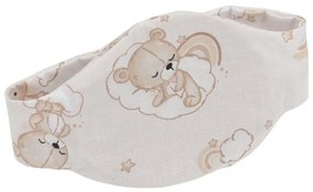 Centura anticolici reglabila Slim Kidizi Sleepy Bear, include pernuta seminte de in detasabila