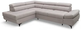 Colțar extensibil Valoris L stânga - bej țesătură Maya 01 - Oferta limitata
