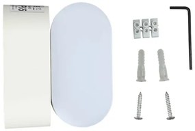 Aplică LED flexibilă de exterior LED/5W/230V 3000K IP65 alb