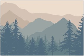 Tablou - Munții Turcoaz N⁰2 (90x60 cm)