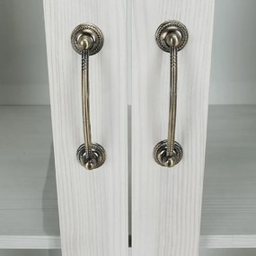 Vitrină, pin nordic/stejar sălbatic, ROYAL W4D