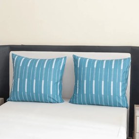 Fata de perna din microflanel STRIPELLE 40x50 cm, albastru