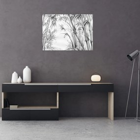 Tablou - Pădure de bambus (70x50 cm)