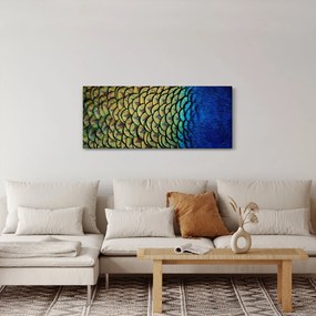 Tablou - Pene de păun (120x50 cm)