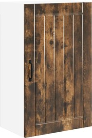 vidaXL Dulap de bucătărie Stejar fumuriu 50 x 31 x 80 cm Lemn compozit