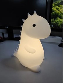 Lampă LED RGBW tactilă pentru copii LED/1W/5V USB 1200 mAh dinozaur