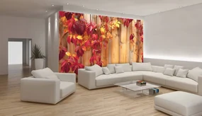 Fototapet - Frunzele de toamnă (152,5x104 cm), în 8 de alte dimensiuni noi