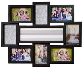 Rama foto, 8 poze, Naimeed D4545N, Negru