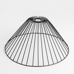 Brilagi - Lustră LED aplicată CERIA WIRE 1xE27/60W/230V Ø 45 cm neagră