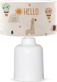 Veioza AYD-3395, multicolor, material textil/plastic, 24x32 cm