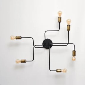 LED Lustră aplicată TUBE 6xE27/15W/230V