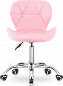 Oferta Scaun de birou roz AVOLA din piele ecologica a doua calitate