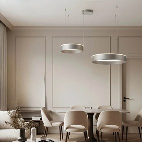 Lustra LED design circular OLIVIA nickel