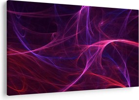 Tabloul abstract cu linii curbe (90x60 cm)