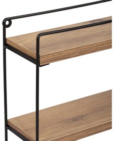 Măsuță laterală Lasobe (stejar + negru) . 1095977