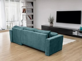 OFERTA Coltar petrol SMART COSARO, reversibil + 2 perne CADOU Calitatea II