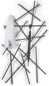 Cuier de perete negru din metal 100 cm Matches – Spinder Design