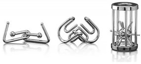 Puzzle din metal Popular, set 3 buc.