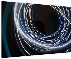 Tabloul cu linii albastre (90x60 cm)