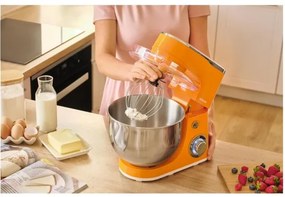 Sencor - Robot de bucătărie cu bol din inox, 1300W/230V, portocaliu