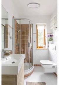 Plafonieră LED de exterior cu senzor RENO LED/16W/230V IP66 alb