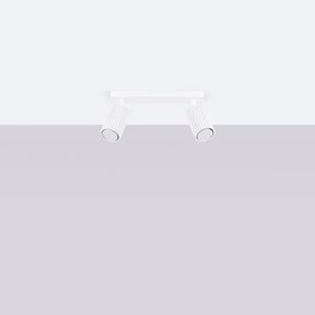 Spot Sollux SL.1542 KARBON 2xGU10/10W/230V alb