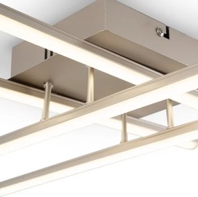 Brilagi - Plafonieră LED STRIPES, 37W, 230V, argintie