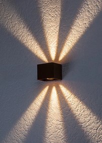 Aplica de exterior iluminat ambiental, Protectie IP54 Hallstatt maro