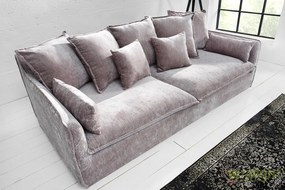 Canapea confortabila Heaven, catifea taupe A-38570 VC