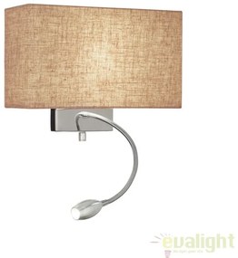Aplica cu reader LED design modern HOTEL AP2 CANVAS 103204