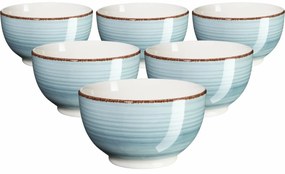 Mäser Set de 6 boluri Bel Tempo 14 cm, albastrudeschis