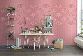 Fototapet, Happy Hills, Bubble Gum, Rebel Walls