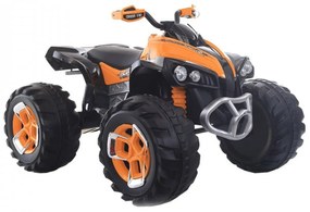 ATV Electric cu acumulator pentru copii NOVOKIDS™ Mountain Rider , Cu telecomanda, Faruri luminoase fata-spate, 3-8 ani , max 30 kg , 12V, Mp3/USB, 2