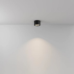 Spot LED aplicat cu protectie IP44 Hydra D-10,5cm negru
