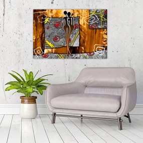 Tablou picturii străveche (90x60 cm)