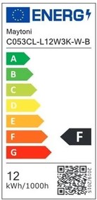 Spot LED incastrabil design tehnic FOCUS 3000K alb