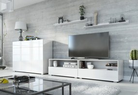 Expedo Set mobilier ELPASO 47, alb/alb luciu