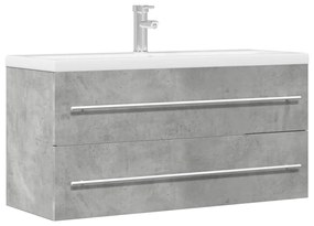 vidaXL Dulap de chiuvetă, gri beton, 100x38,5x48 cm, PAL