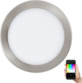 Eglo 33317 - Plafonieră încastrată FUEVA-C LED RGBW, 15,6 W, 230 V, Ø 22,5 cm, dimmabilă