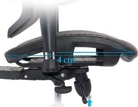 Scaun ergonomic de birou SYYT 9500 gri